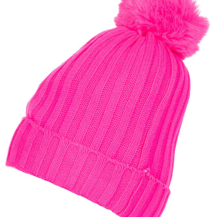 Feestbazaar Skimuts Neonpink