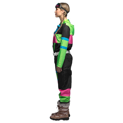 Feestbazaar Skipak 80's Babe Zwart Neon
