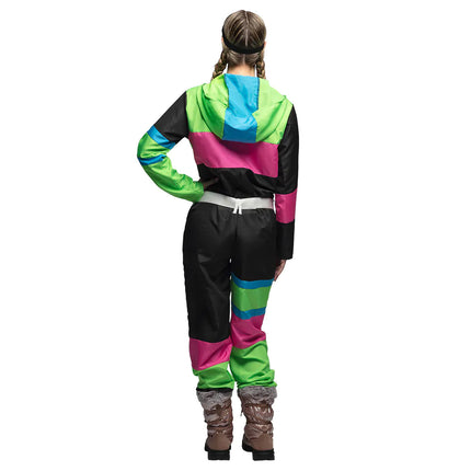 Feestbazaar Skipak 80's Babe Zwart Neon