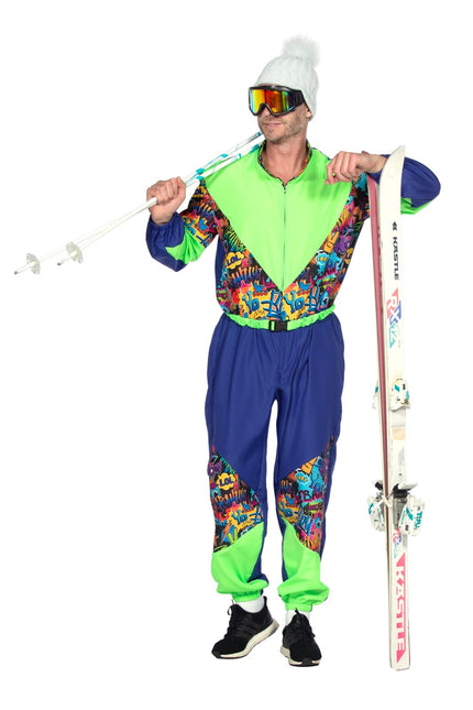 Feestbazaar Skipak Heren Retroprint Lolyo