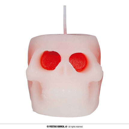 Feestbazaar Skull Kaars Bloed (6cm)
