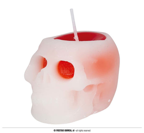 Feestbazaar Skull Kaars Bloed (6cm)