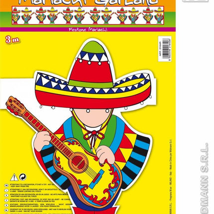 Feestbazaar Slinger Mexicaans 3 meter