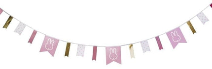 Feestbazaar Slinger Nijntje Baby Roze - 4 Meter