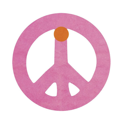 Feestbazaar Slinger Peace gekleurd
