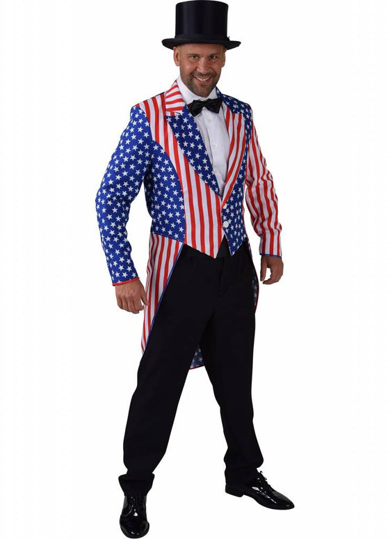 Feestbazaar Slipjas Amerika Stars and Stripes man