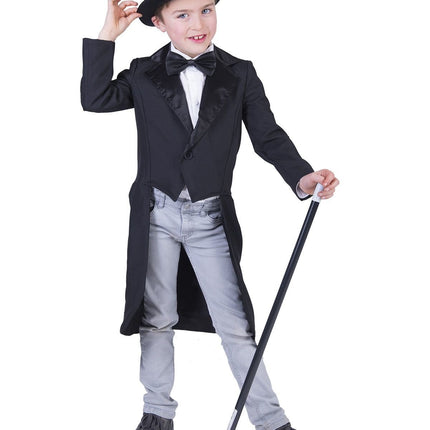 Feestbazaar Slipjas Directeur Zwart Kind