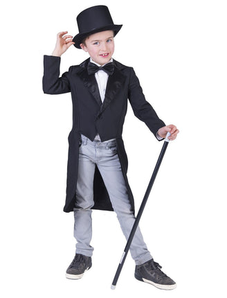 Feestbazaar Slipjas Directeur Zwart Kind