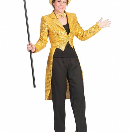 Feestbazaar Slipjas goud pailletten dames