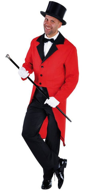 Feestbazaar Slipjas rood heren