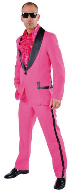 Feestbazaar Smoking Elite pak pink Don Corleone