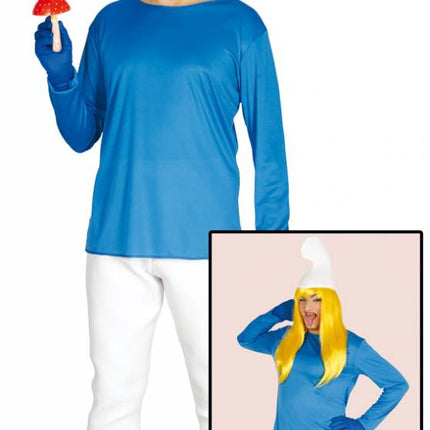 Feestbazaar Smurf Kostuum Blauw