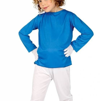 Feestbazaar Smurf kostuum kind blauw