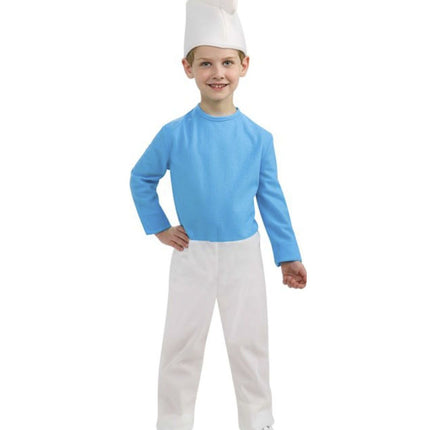 Feestbazaar Smurf pakje kind