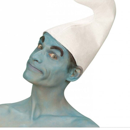 Feestbazaar Smurfenmuts wit