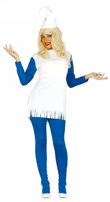 Feestbazaar Smurfin kostuum
