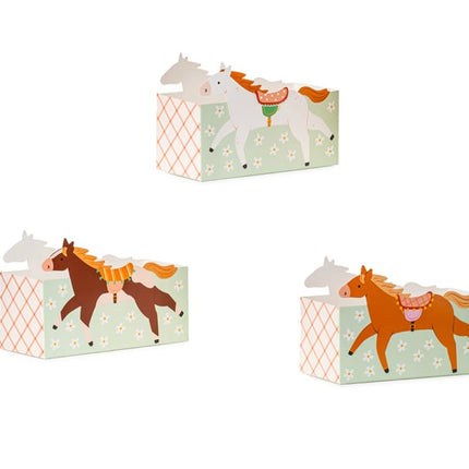 Feestbazaar Snack Box Mix Paarden 3st