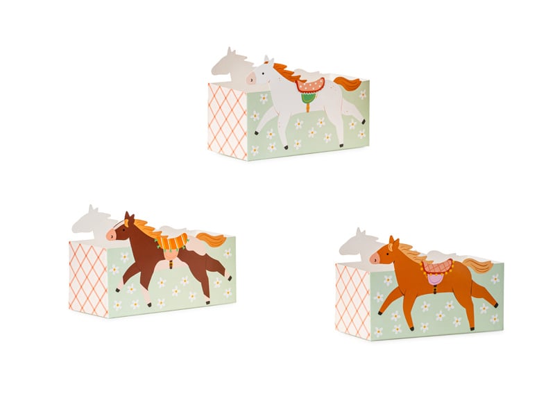 Feestbazaar Snack Box Mix Paarden 3st