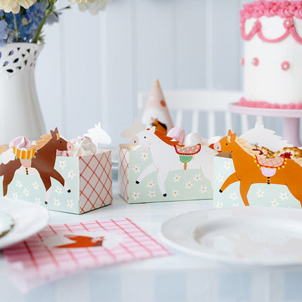 Feestbazaar Snack Box Mix Paarden 3st