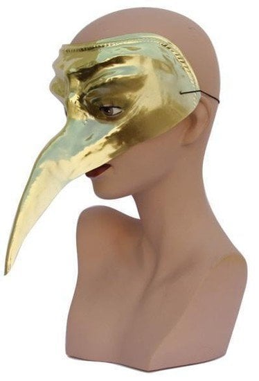 Feestbazaar Snavelmasker Venetie goud