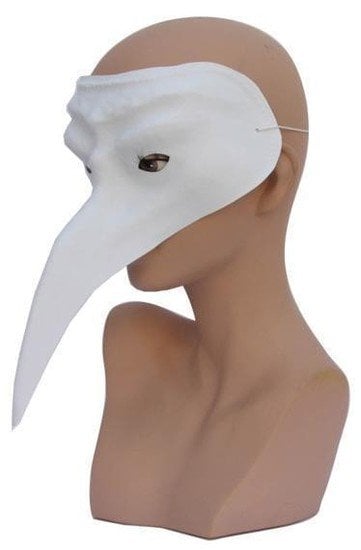 Feestbazaar Snavelmasker Venetie wit
