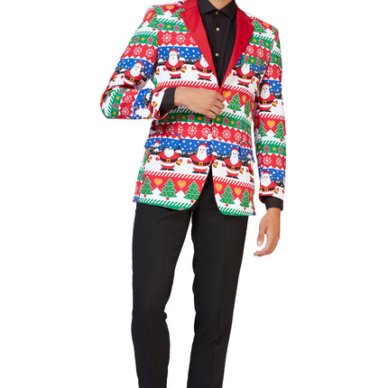 Feestbazaar Snazzy Santa blazer heren luxe
