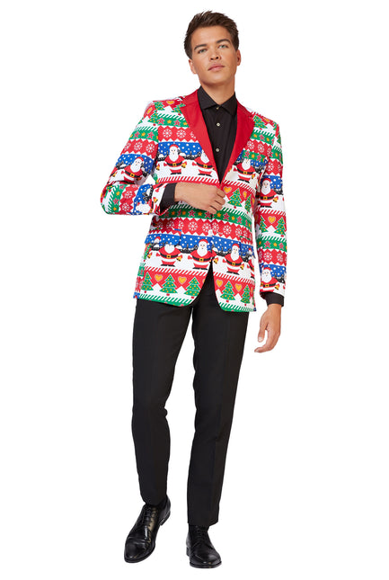 Feestbazaar Snazzy Santa blazer heren luxe