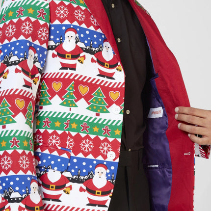Feestbazaar Snazzy Santa blazer heren luxe
