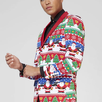 Feestbazaar Snazzy Santa blazer heren luxe