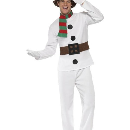 Feestbazaar Sneeuwman kerst verkleedkleren man
