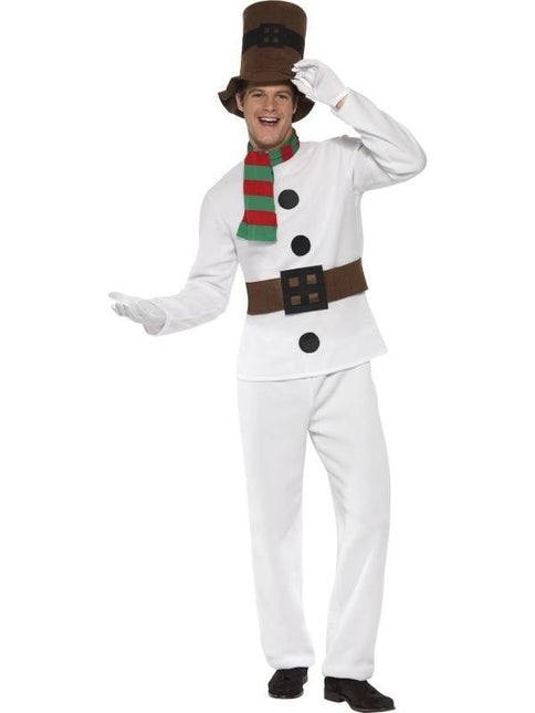 Feestbazaar Sneeuwman kerst verkleedkleren man