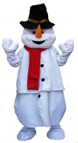 Feestbazaar Sneeuwman kostuum big pluche
