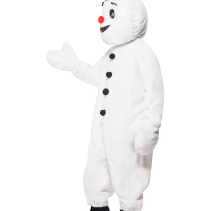 Feestbazaar Sneeuwman mascotte pak
