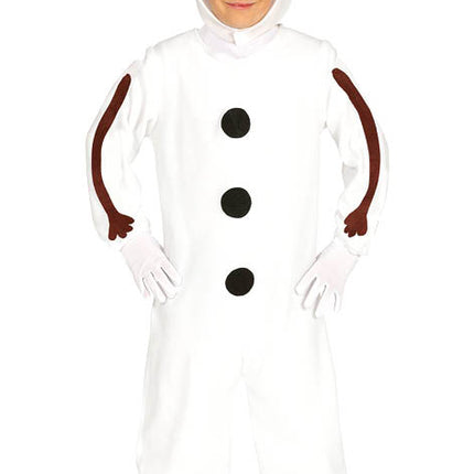 Feestbazaar Sneeuwpop Jumpsuit Kind