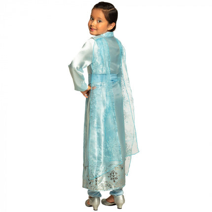 Feestbazaar Sneeuwprinses Kostuum Kind Blauw