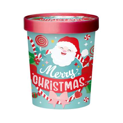 Feestbazaar Snoep Bucket Merry Christmas Cartoon