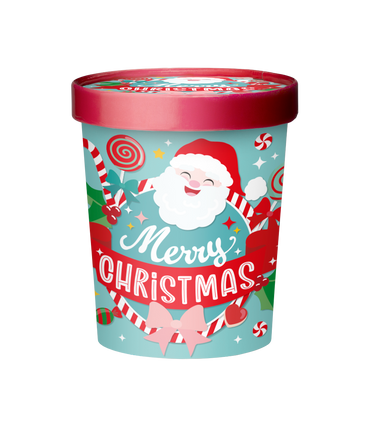 Feestbazaar Snoep Bucket Merry Christmas Cartoon