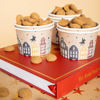 Feestbazaar Snoepbakjes Welkom Sint & Piet Classic (5st)