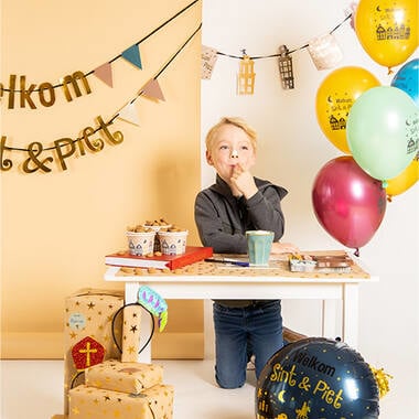Feestbazaar Snoepbakjes Welkom Sint & Piet Classic (5st)