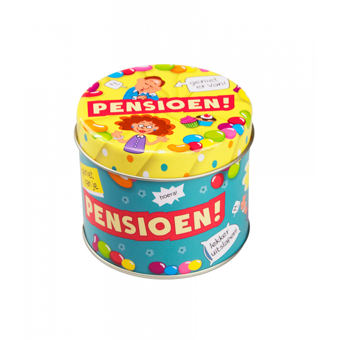 Feestbazaar Snoepblik Pensioen