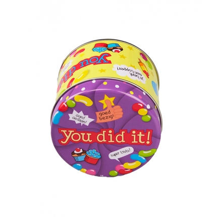 Feestbazaar Snoepblik 'You Did It'