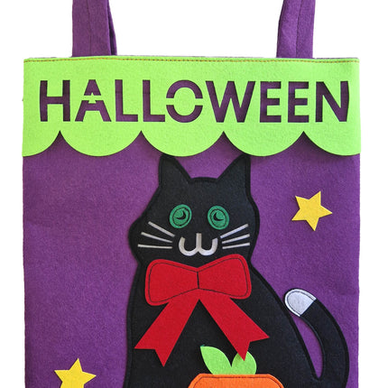 Feestbazaar Snoeptas Halloween Zwarte Kat