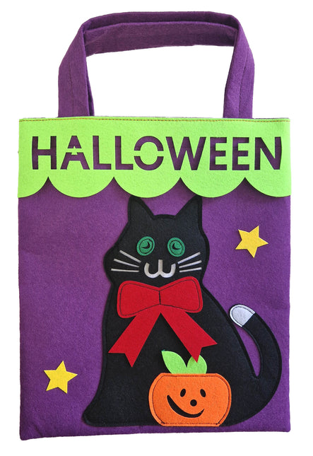 Feestbazaar Snoeptas Halloween Zwarte Kat