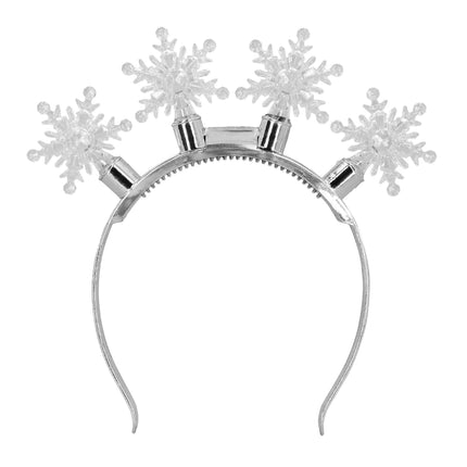 Feestbazaar Snowflake Led-Diadeem