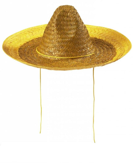 Feestbazaar Sombrero geel 48cm
