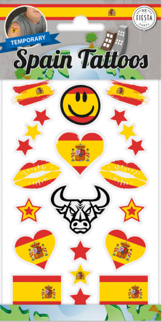 Feestbazaar Spanje Tattoos
