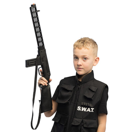 Feestbazaar Speelgoed Machinegeweer Politie Tactisch 69cm