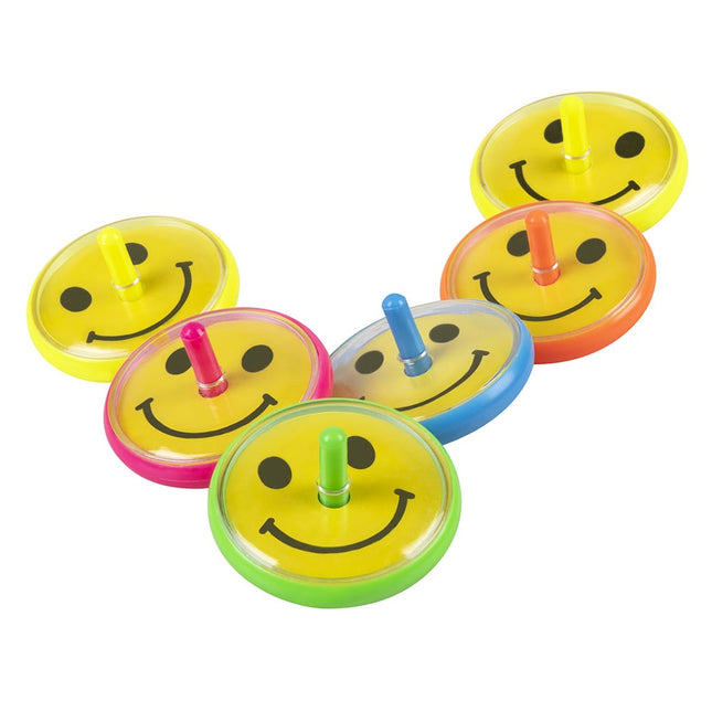 Feestbazaar Speelgoed Tolletjes Smileys - 6 Stuks