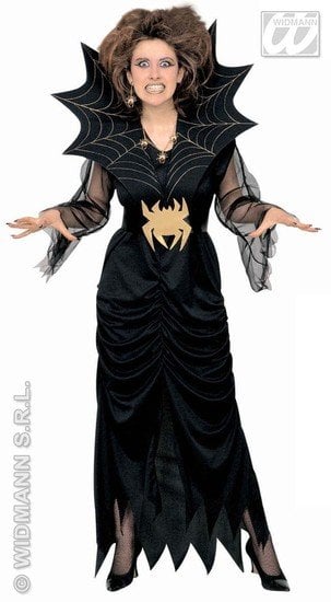 Feestbazaar Spider Lady griezel kostuum vrouw