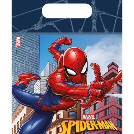 Feestbazaar Spiderman Crime Fighter Uitdeelzakjes (6st)